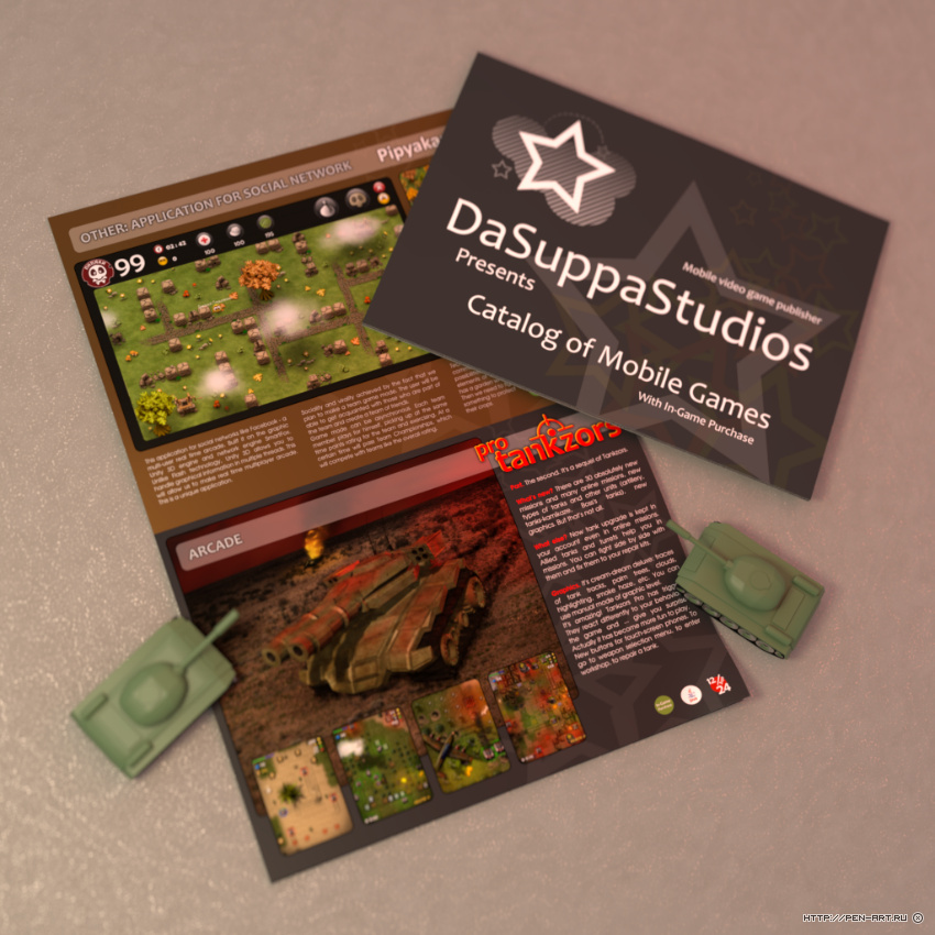 Presentation of games from DaSuppa Studios