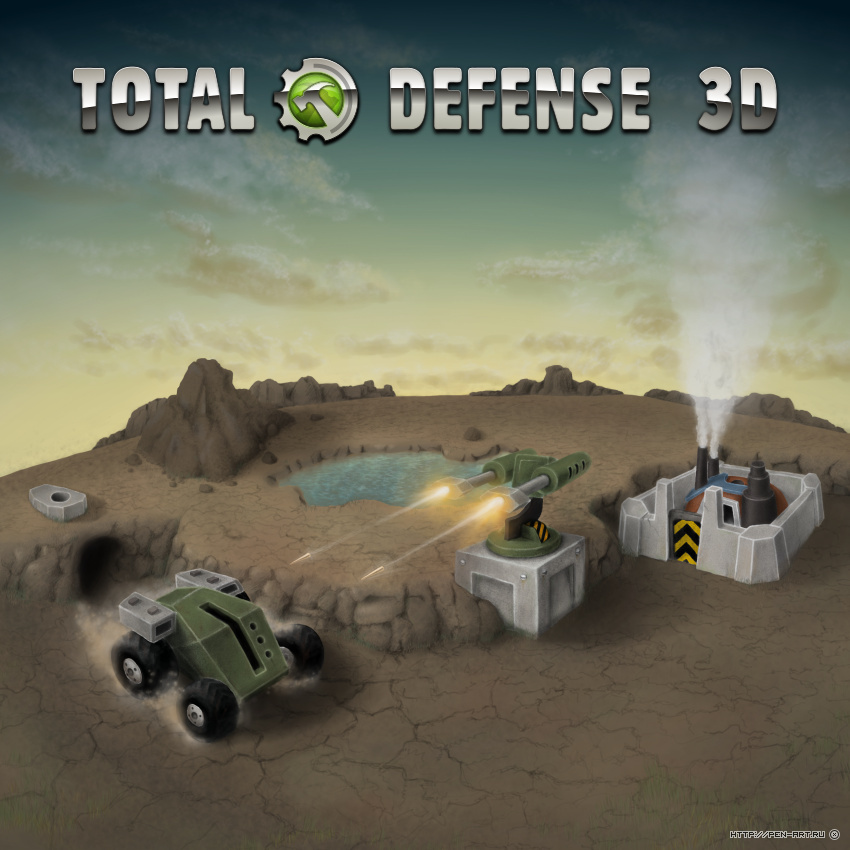 Cover of the mobile game Total Defense 3D